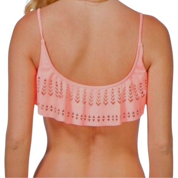 Rip Curl Phoenix Flutter Bra Ruffle Bikini Top Swim Summer Swimwear Size M - Picture 2 of 7